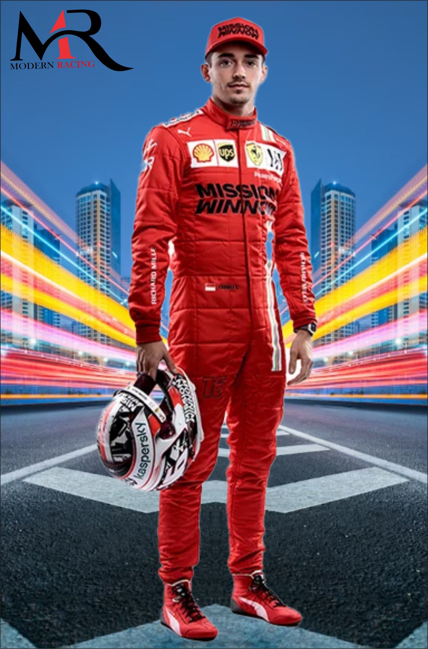 F1 Charles Leclerc 2021 Ferrari Race Suit