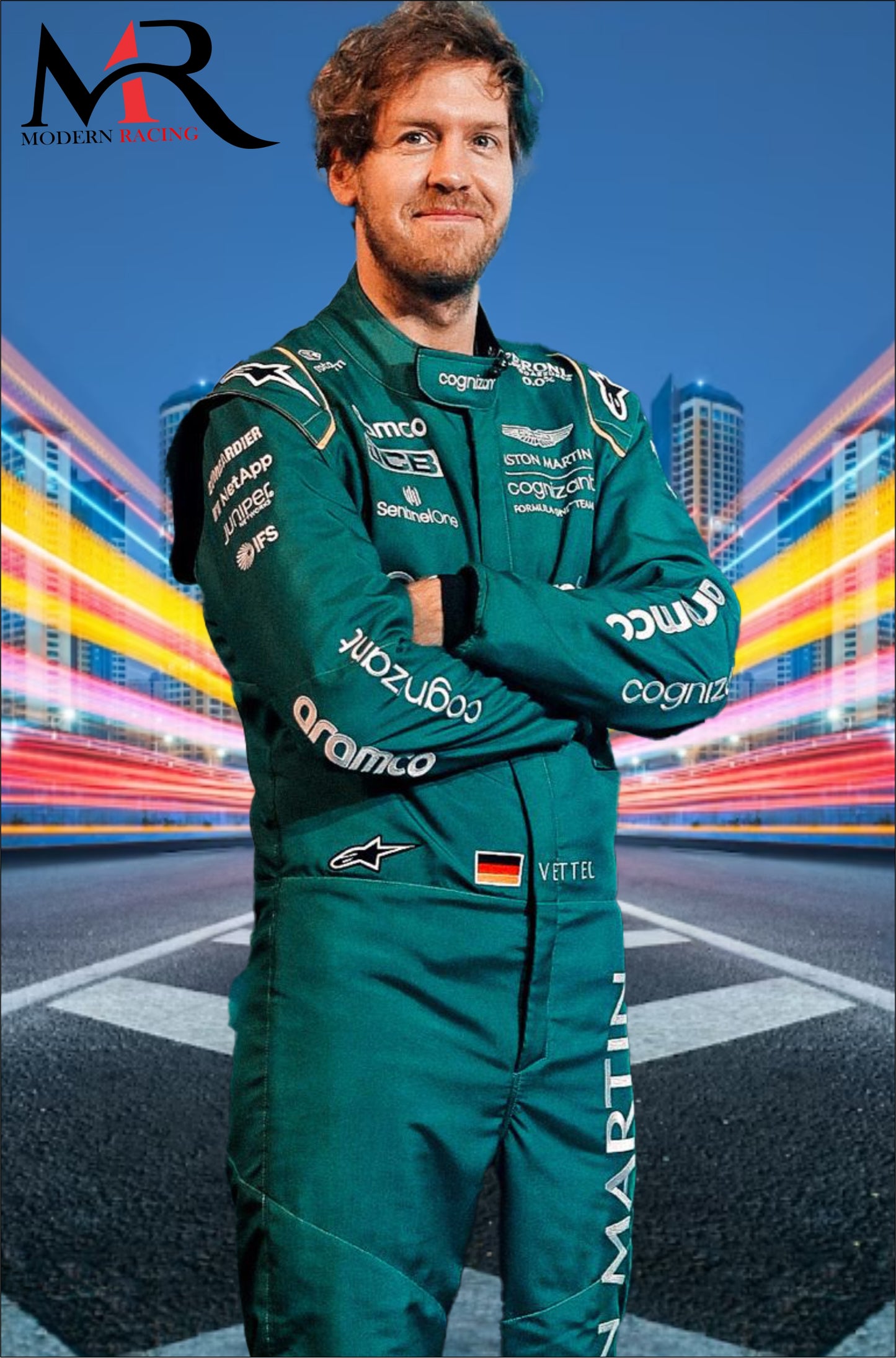 F1 Sebastian Vettel 2022 Model Suit