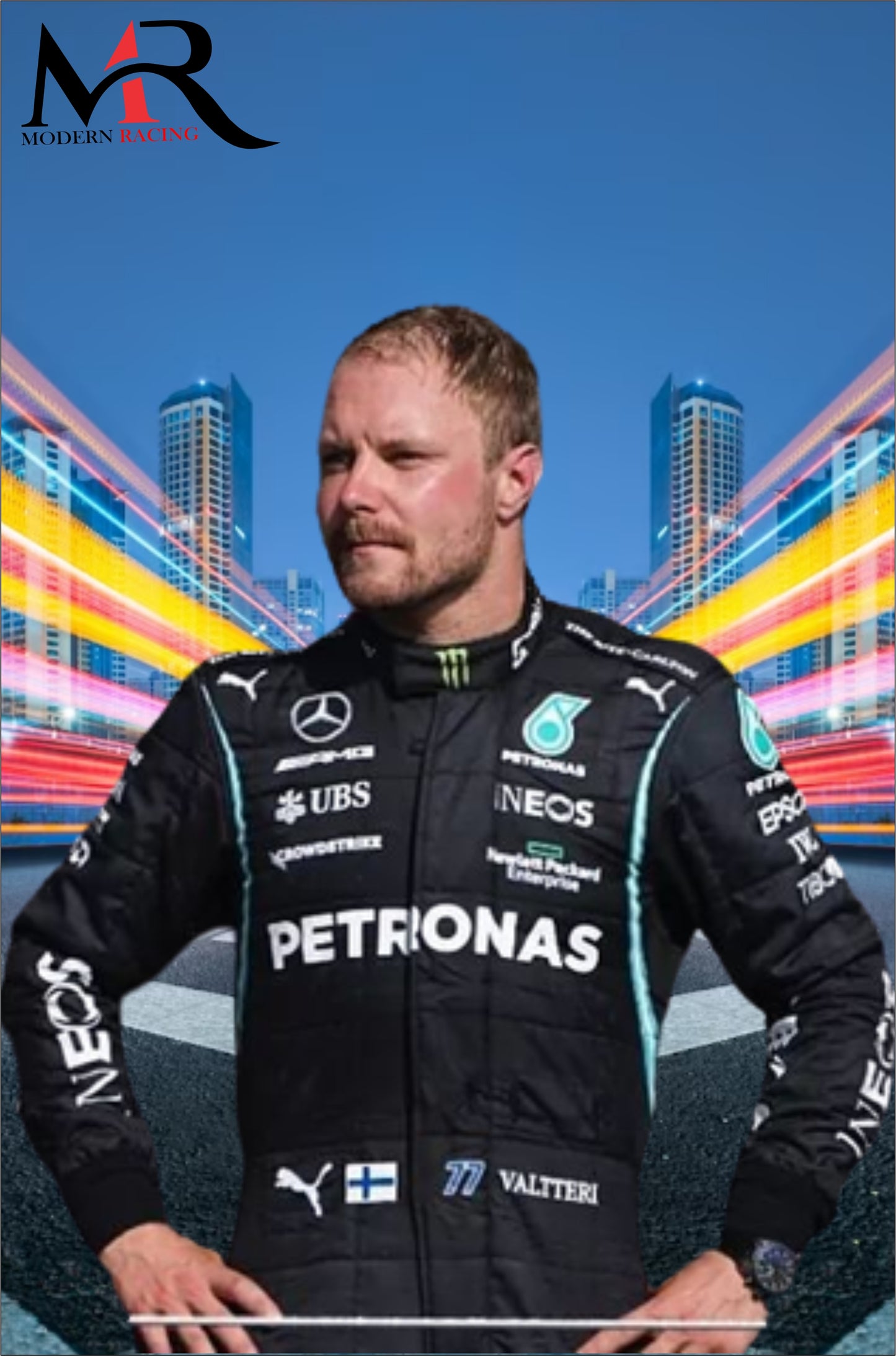 F1 Valtteri Bottas Mercedes AMG 2021 Race Suit