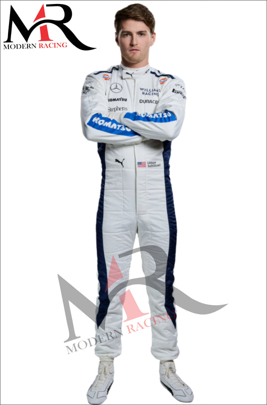 New LOGAN SARGEANT 2024 F1 RACE SUIT-WILLIAMS RACING