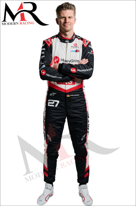 2024 Nico Hulkenberg F1 Race Suit TEAM-HAAS