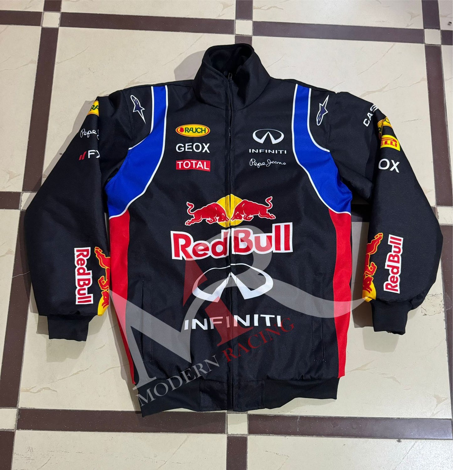 F1 RED BULL VINTAGE RACING JACKET BLACK