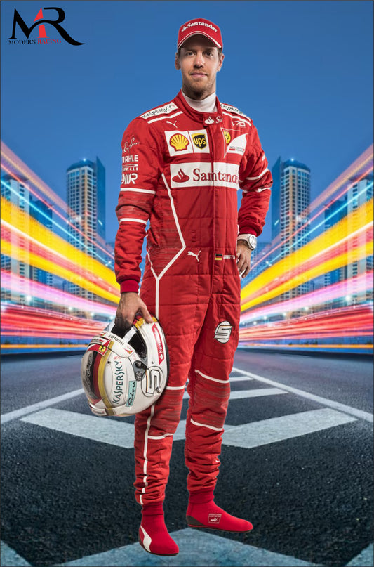 Sebastian Vettel 2017 Scuderia Ferrari Race Suit