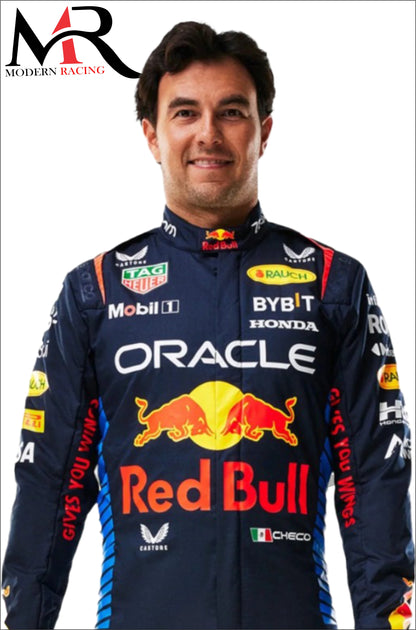 2024 Sergio Perez Red Bull F1 Race Suit Replica