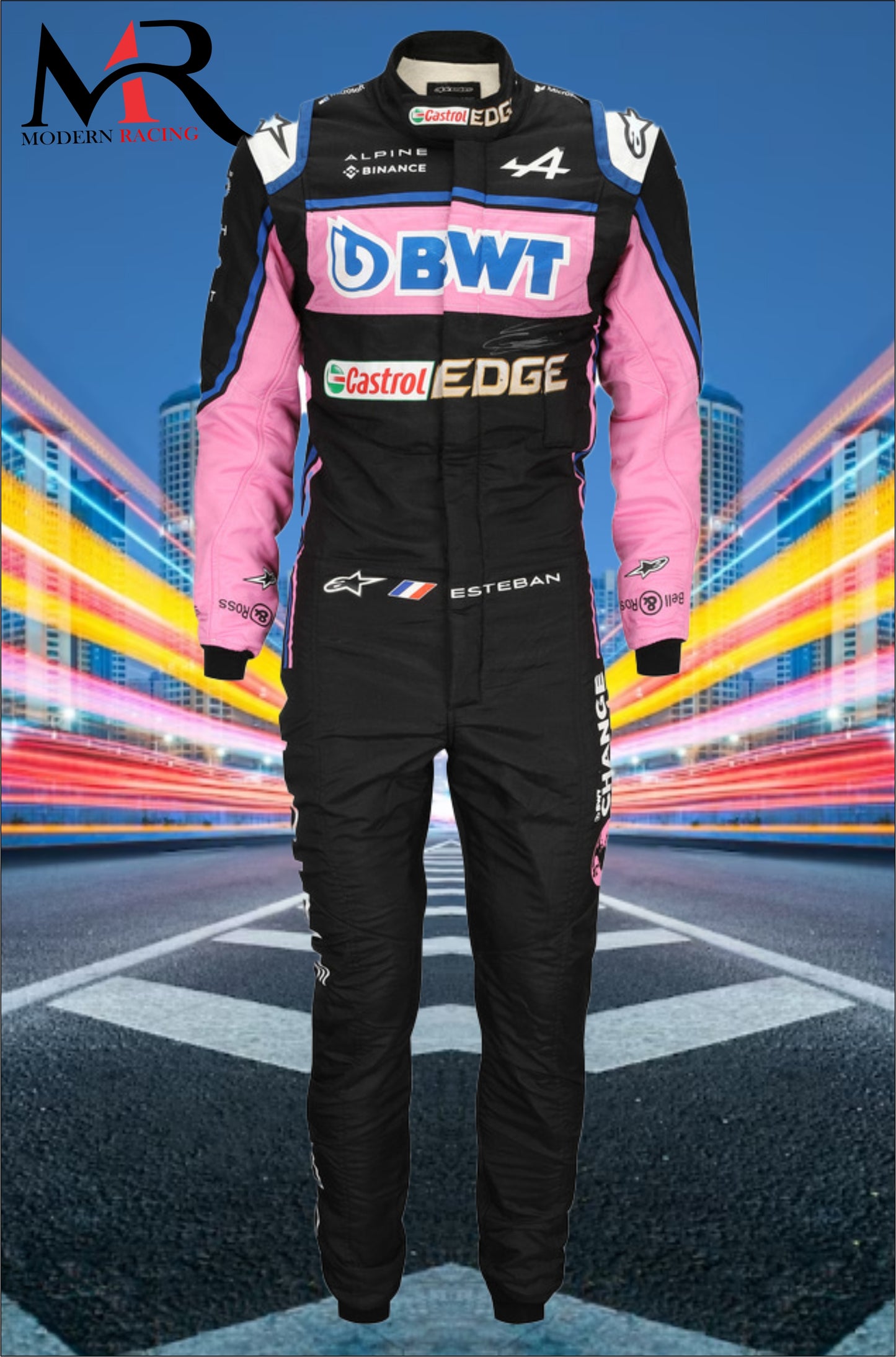 New Esteban Ocon BWT Alpine 2023 F1 Suit