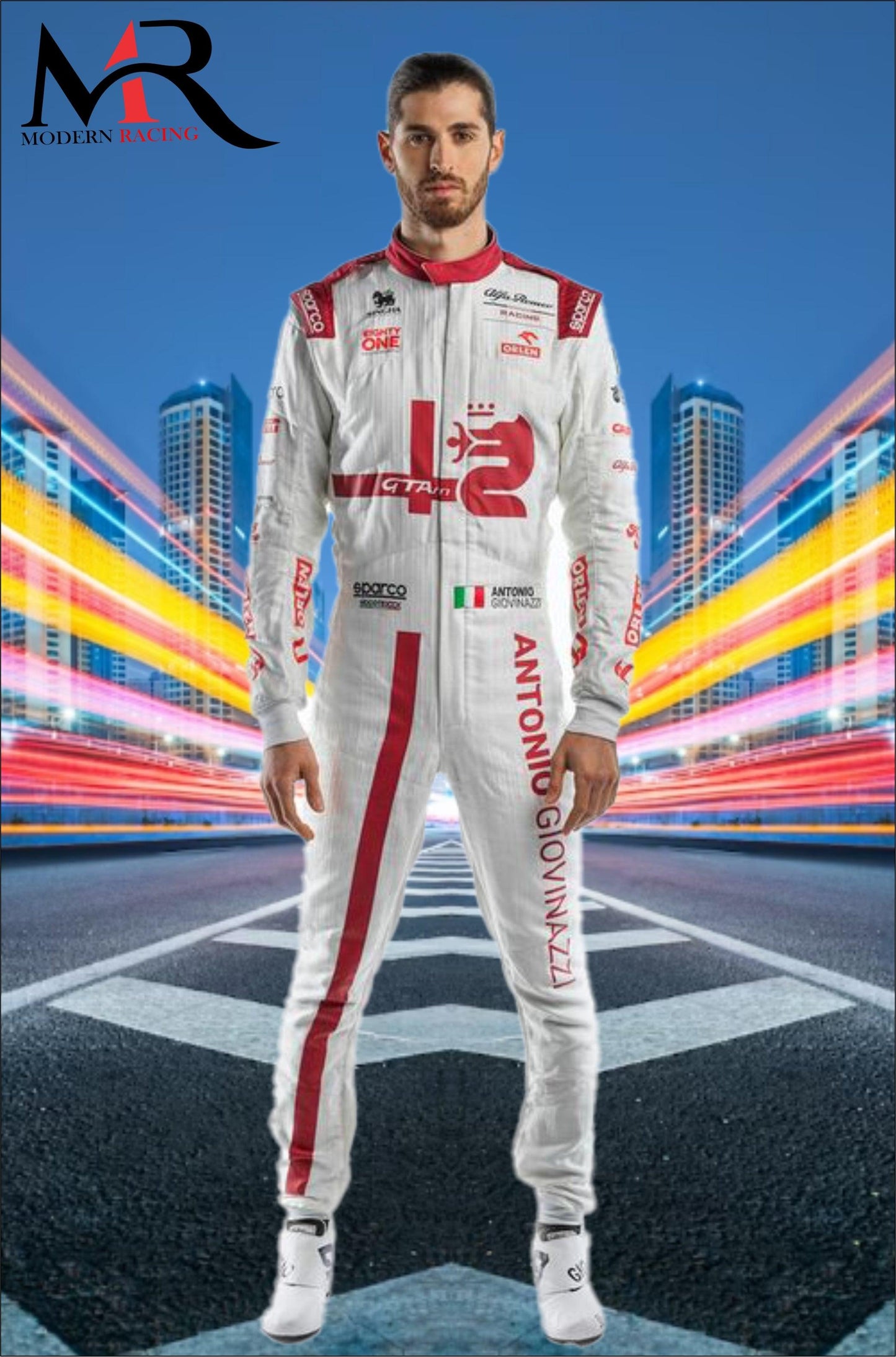 Antonio Giovinazzi Alfa Romeo 2021 F1 Race Suit - Modernracing