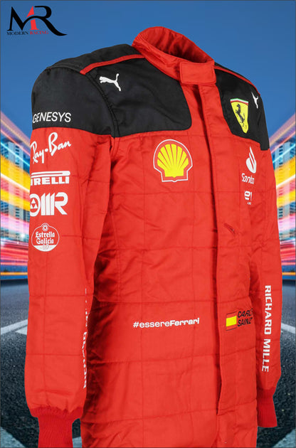 F1 Carlos Sianz 2023 Model Ferrari Suit