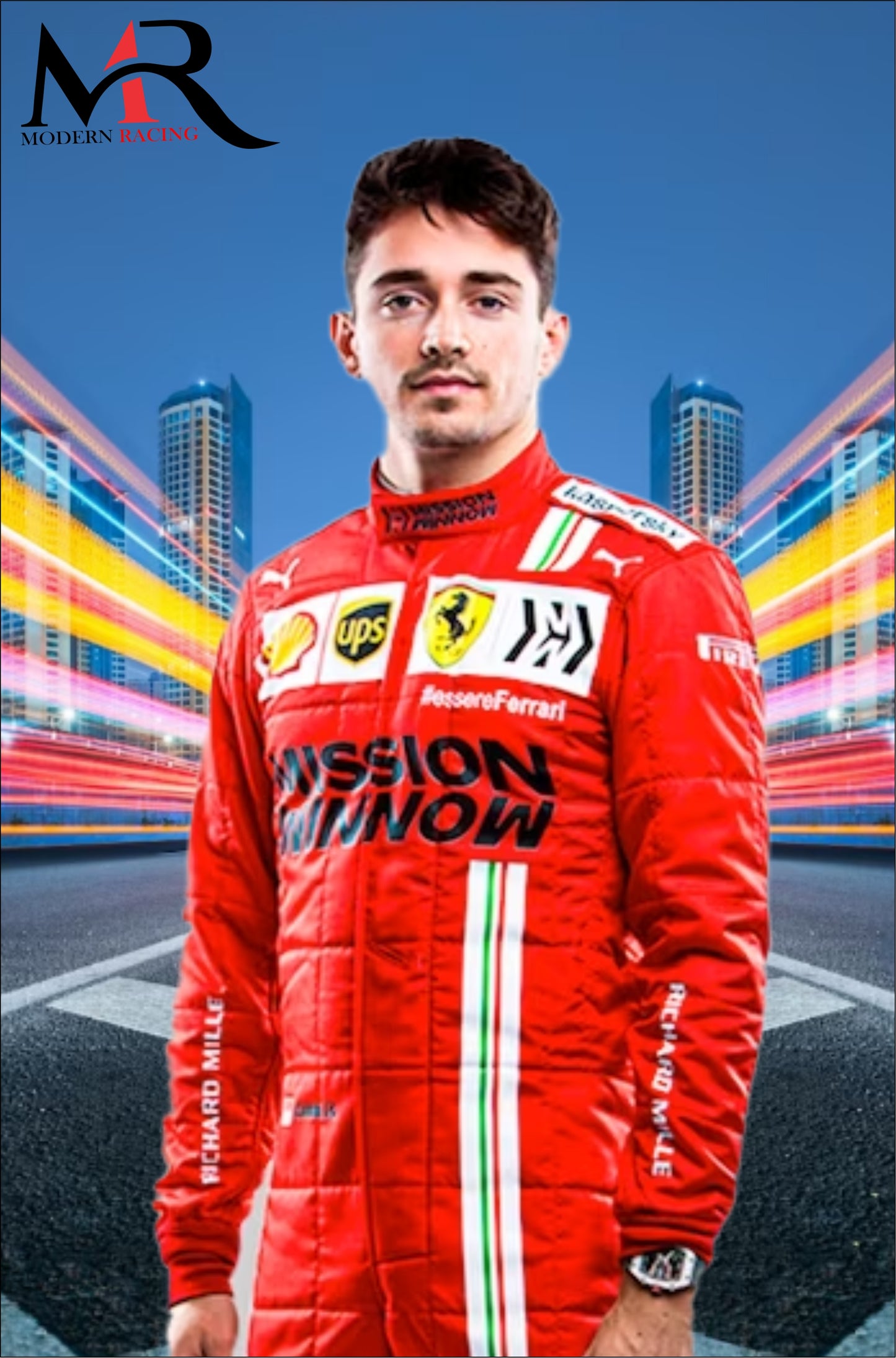 F1 Charles Leclerc 2021 Ferrari Race Suit