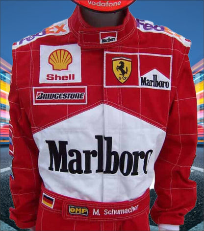 F1 Michael Schumacher Embroidery 2001 Model