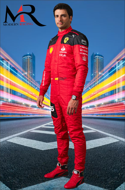 F1 Carlos Sianz 2023 Model Ferrari Suit