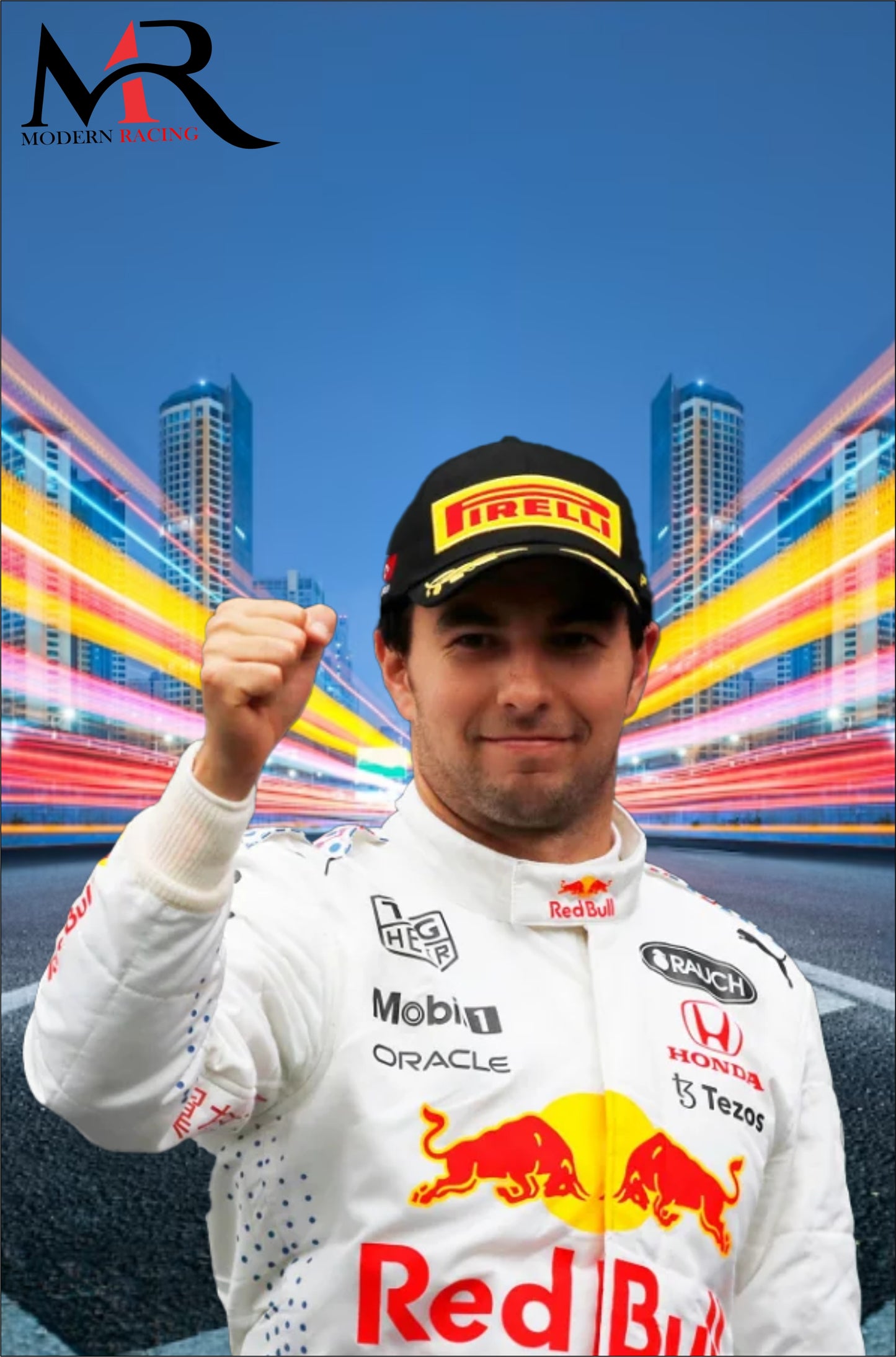 F1 Redbull Sergio Perez 2021 Race Suit