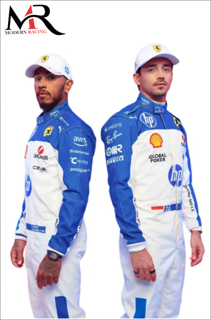 2025 Lewis Hamilton MIAMI GP F1 FERRARI SUIT