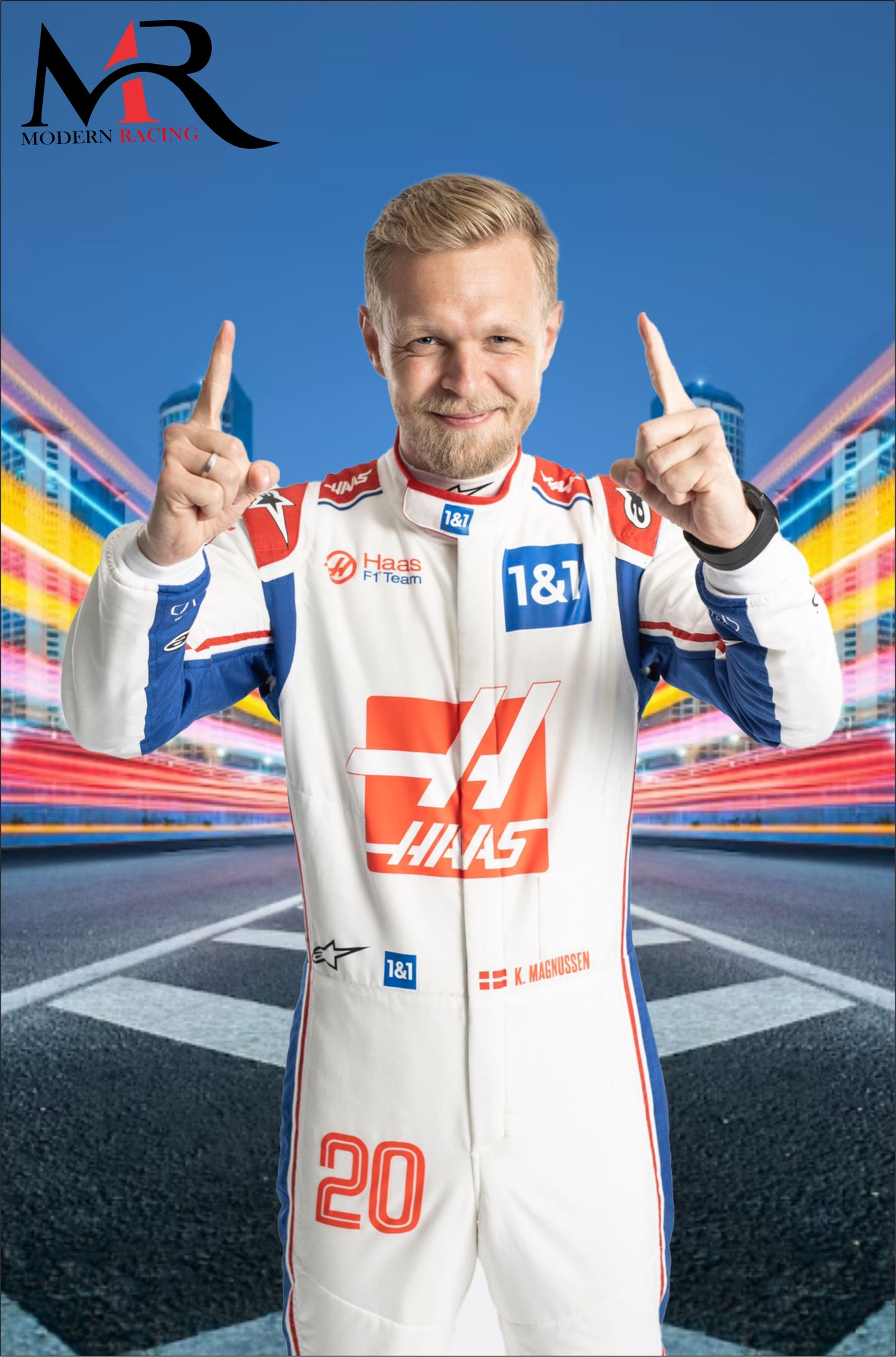 Kevin Magnussen Haas Team 2022 F1 Race Suit