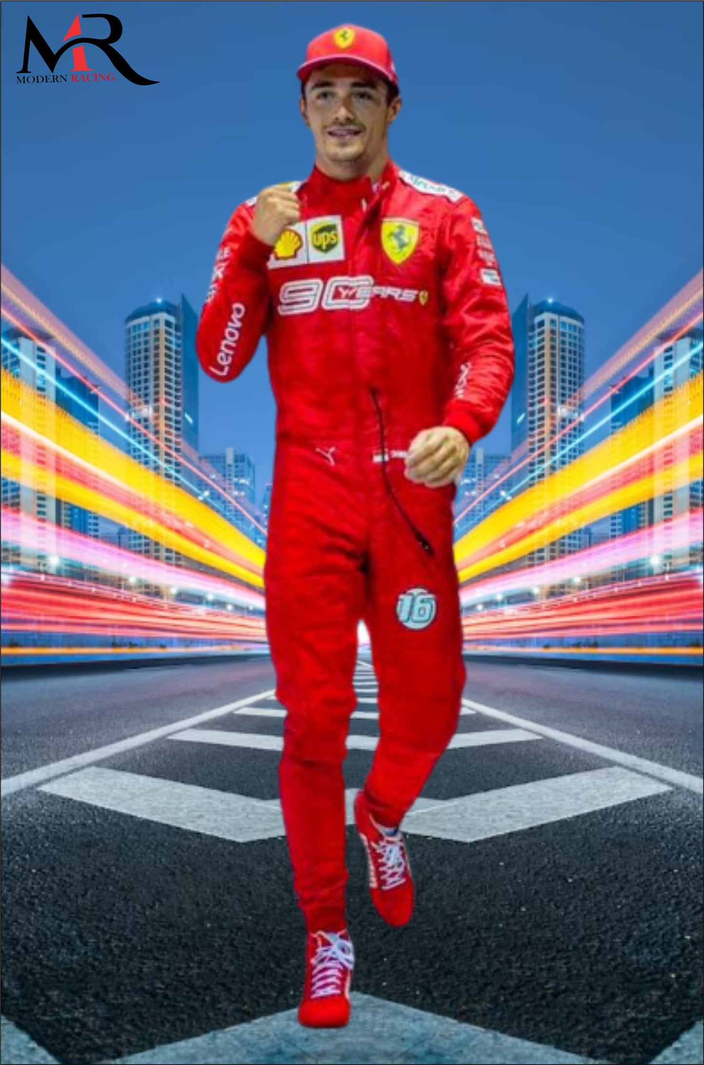 Charles Leclerc 2019 Ferrari 90 Years Race Suit