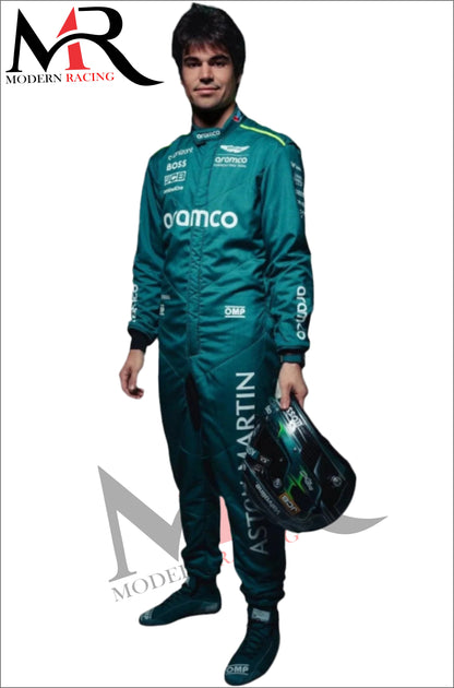 2024 Lance Stroll Aston Martin F1 Rcaing Suit