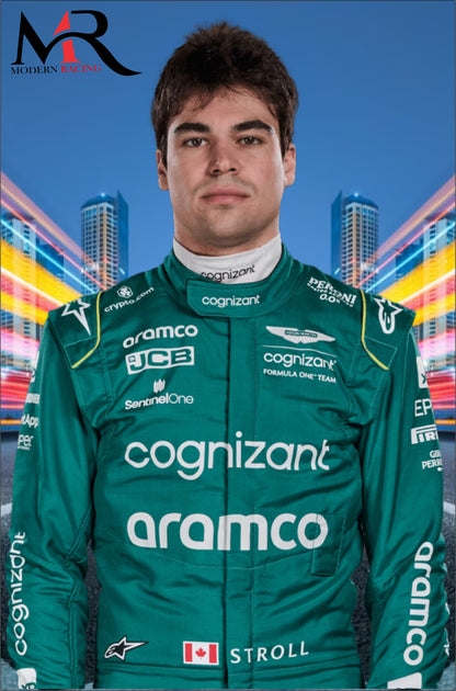 2023 Lance Stroll F1 Suit Aston Martin