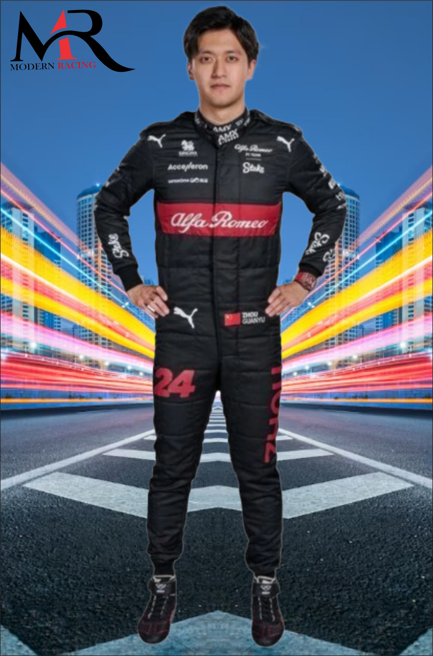 2023 Zhou Guanyu Alfa Romeo 2023 Suit Formula 1