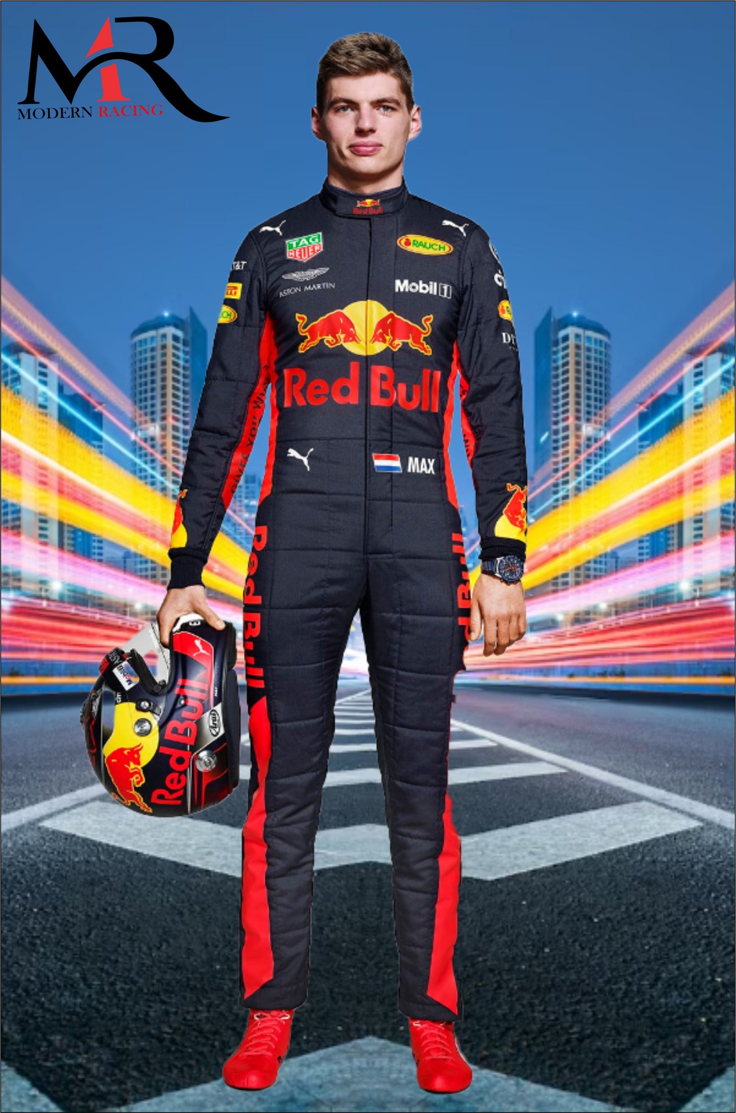 F1 Max Verstappen 2018 RedBull Race Suit