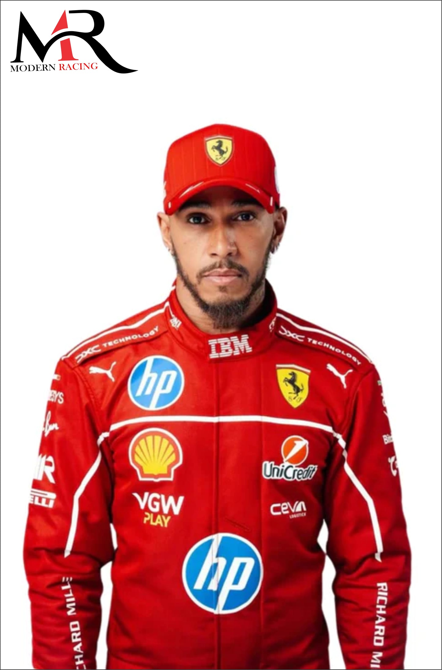 Lewis Hamilton F1 FERRARI SUIT 2025