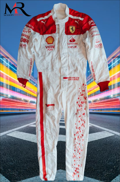 New Charles Leclerc 2023 Monaco GP Suit F1 Replica