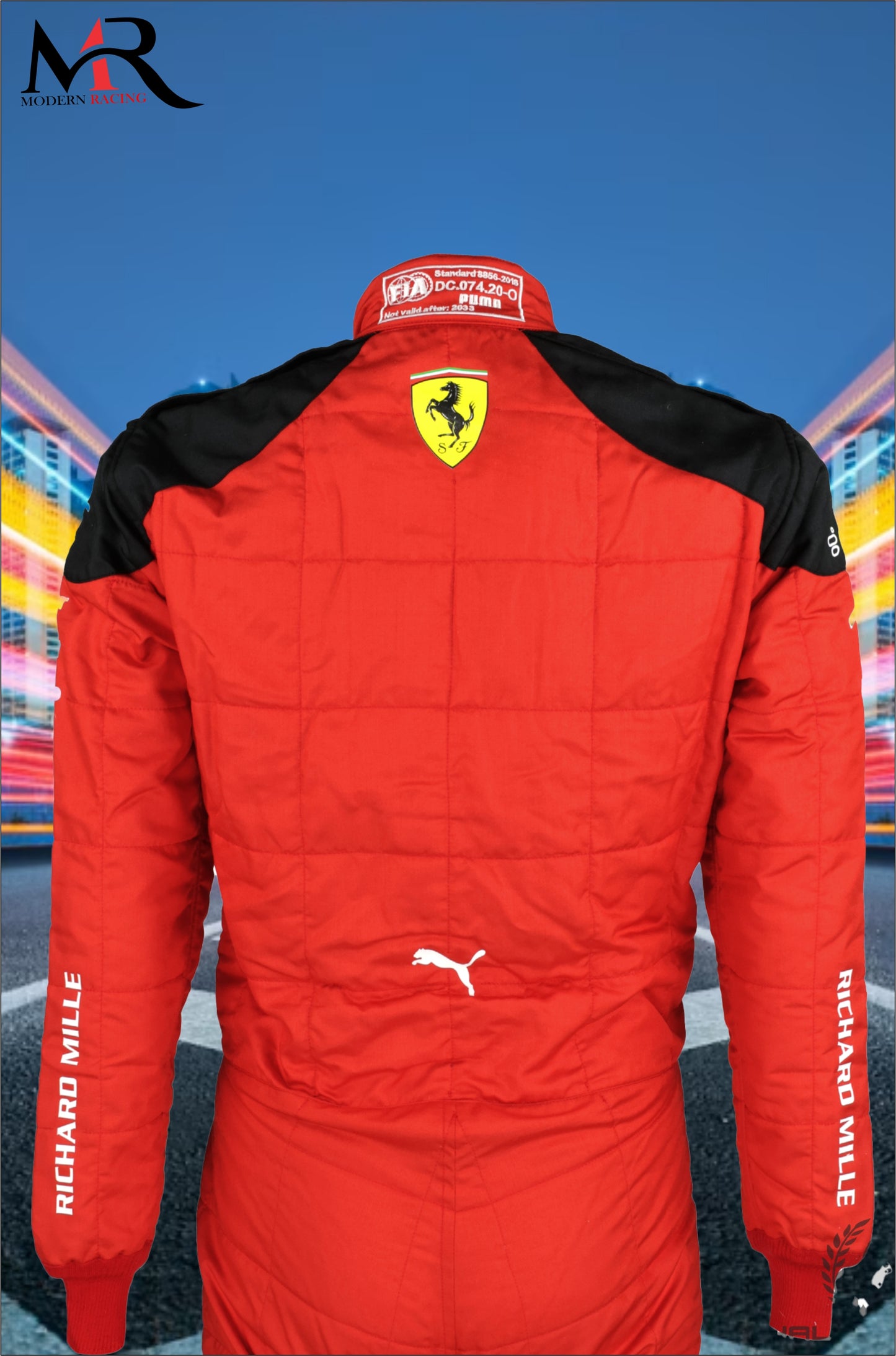 Charles Leclerc 2023 F1 Ferrari Suit