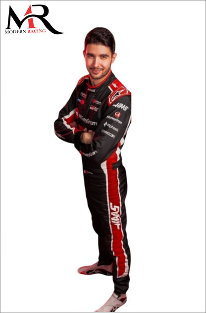 Esteban Ocon Haas-Team F1 Suit 2025