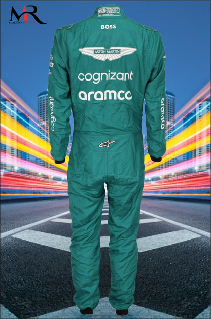 2023 Lance Stroll F1 Suit Aston Martin