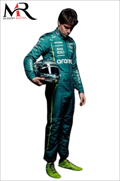 Lance Stroll Aston Martin F1 Suit 2025