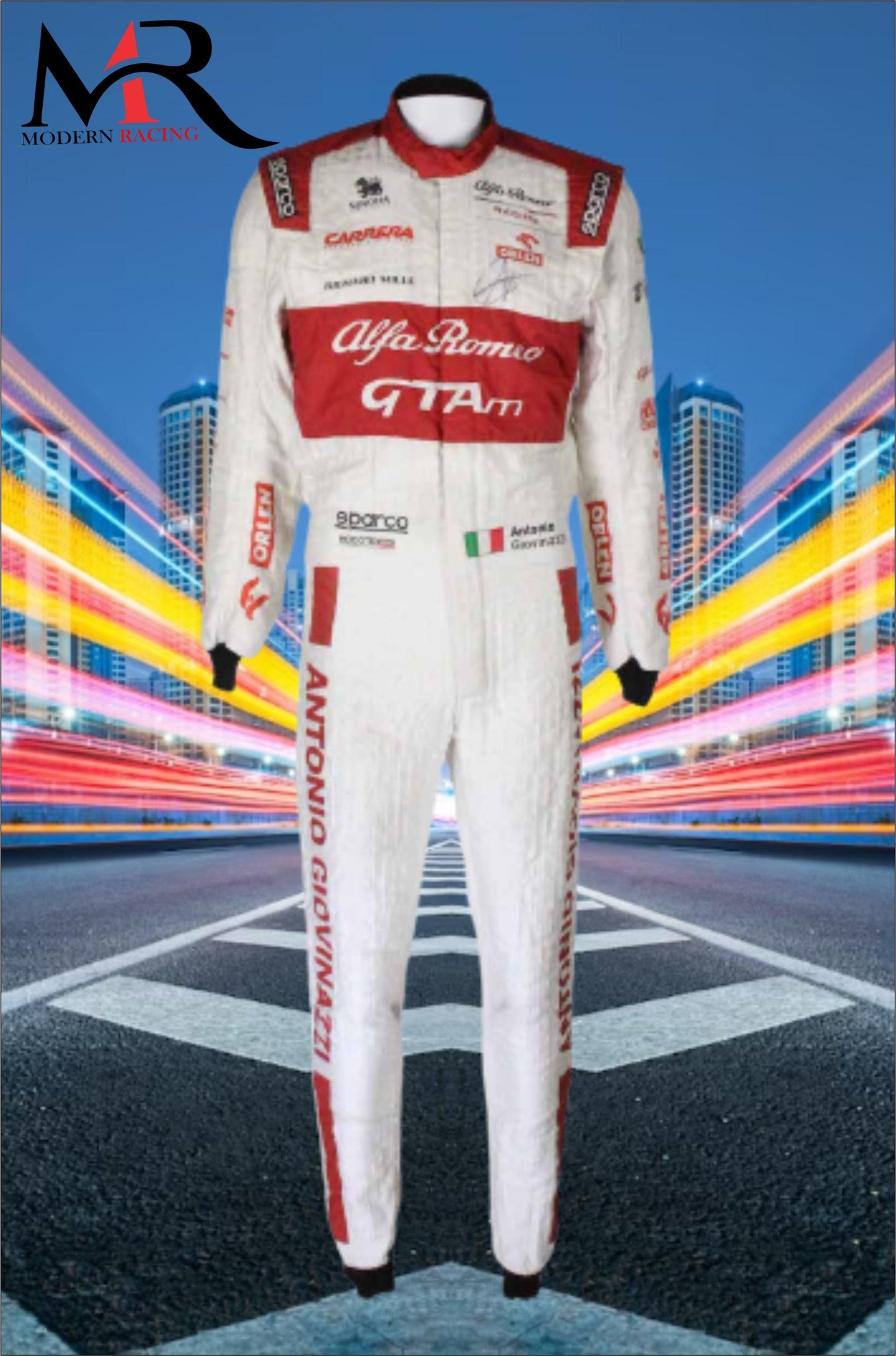 Antonio Giovinazzi Alfa Romeo 2020 F1 Race Suit - Modernracing