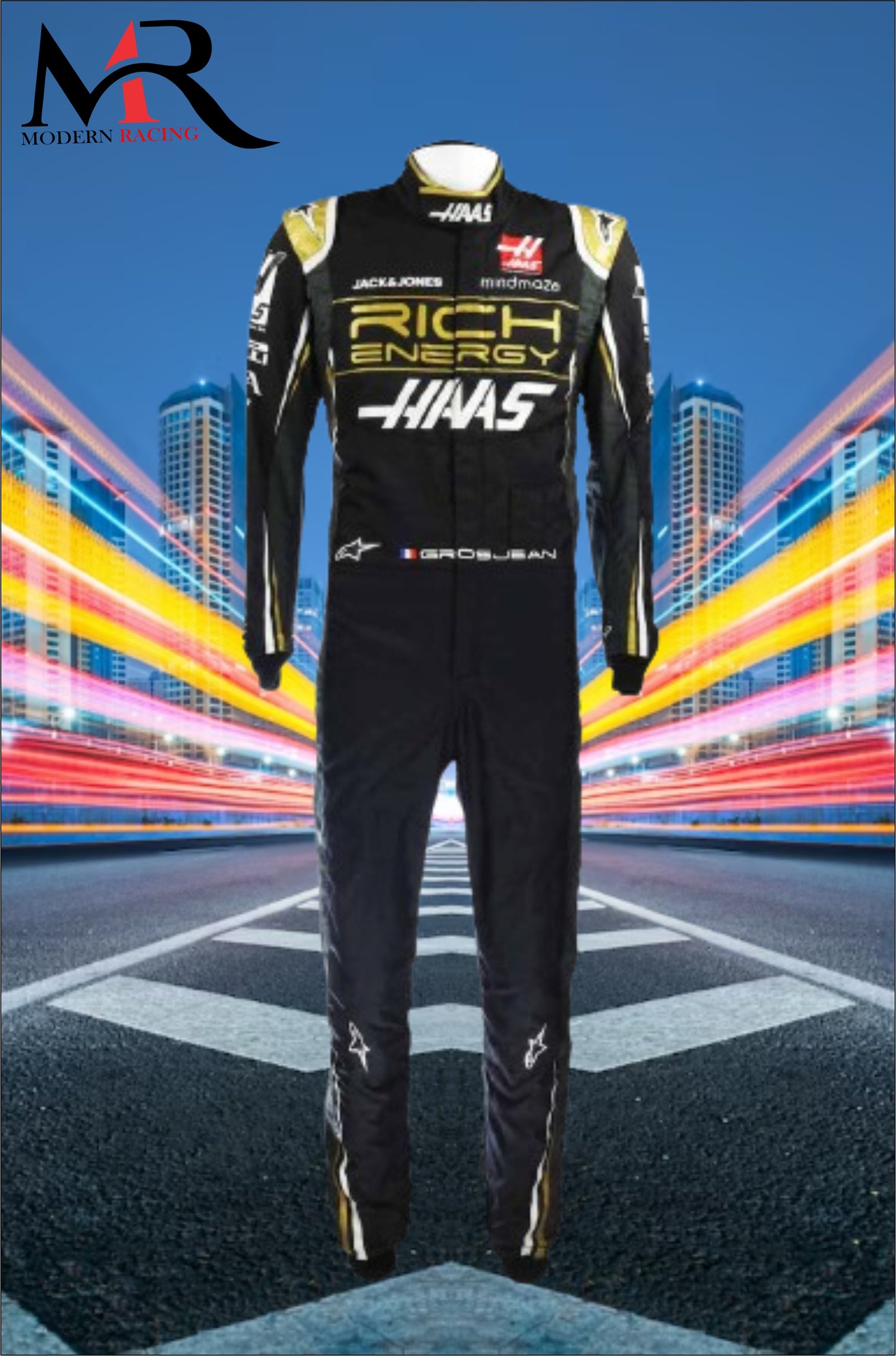 Romain Grosjean 2019 F1 Race Suit HAAS TEAM