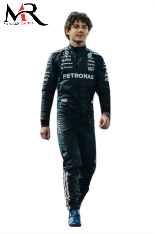 KIMI ANTONELLI MERCEDES F1 SUIT 2025