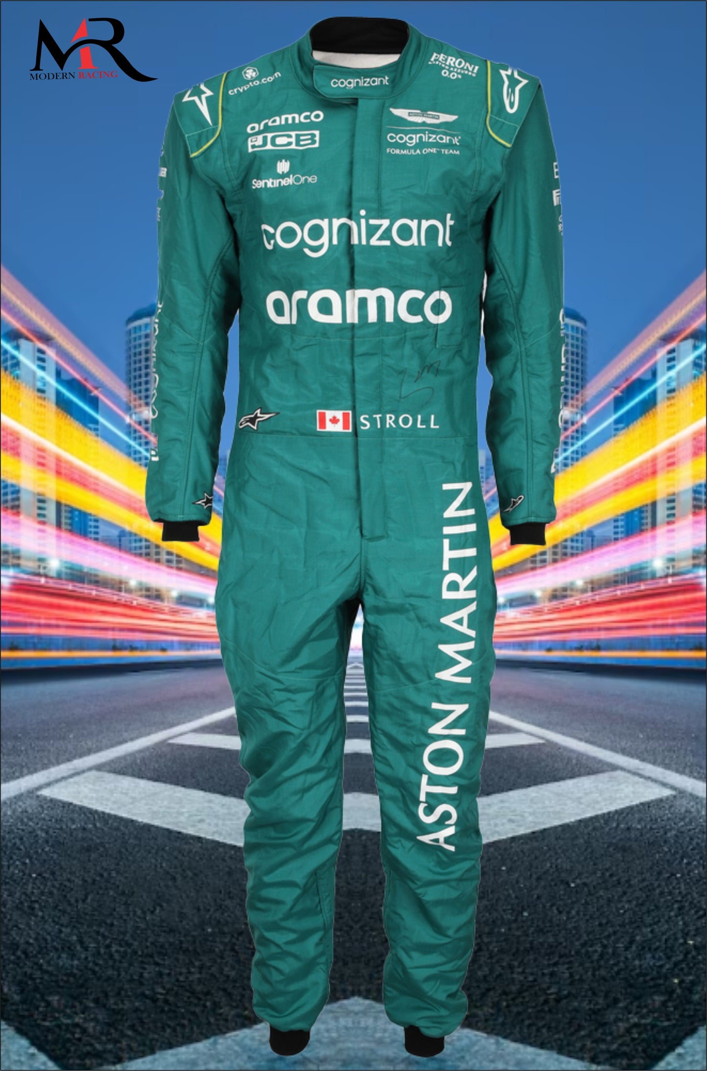 2023 Lance Stroll F1 Suit Aston Martin