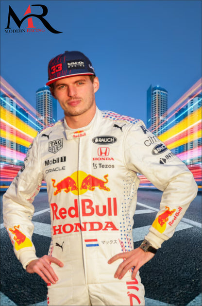 F1 Max Verstappen 2021 RedBull Race Suit