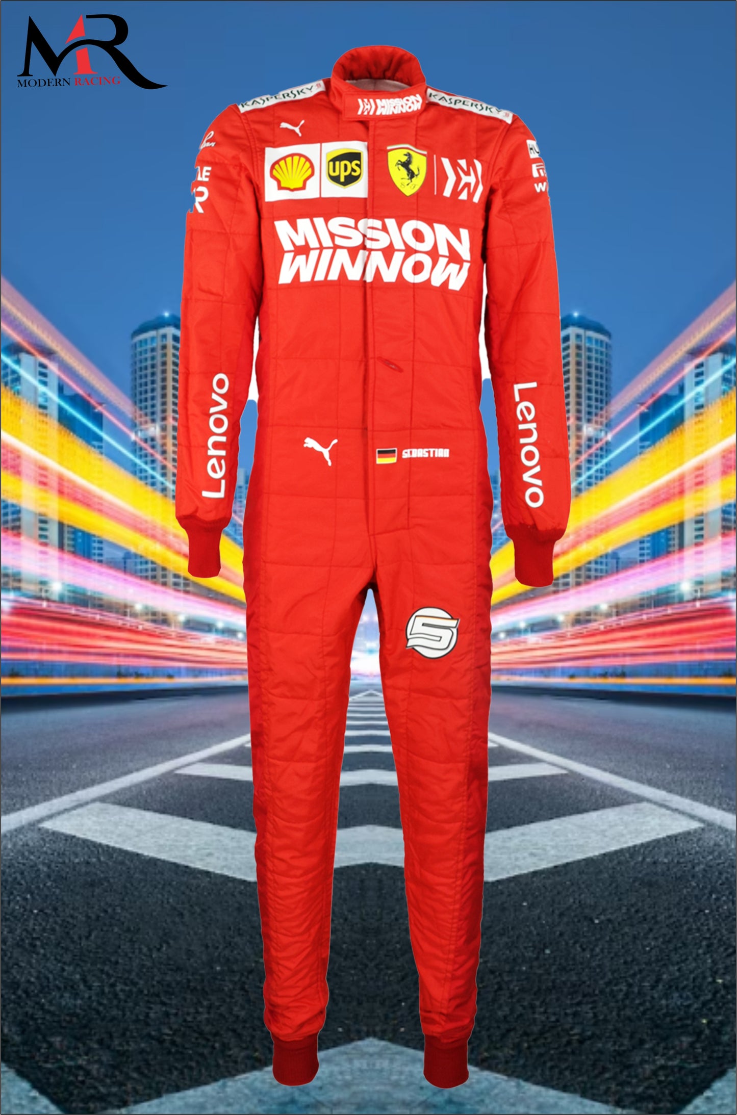 Sebastian Vettel 2019 Scuderia Ferrari Race Suit