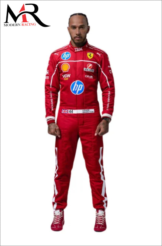 Lewis Hamilton F1 FERRARI SUIT 2025