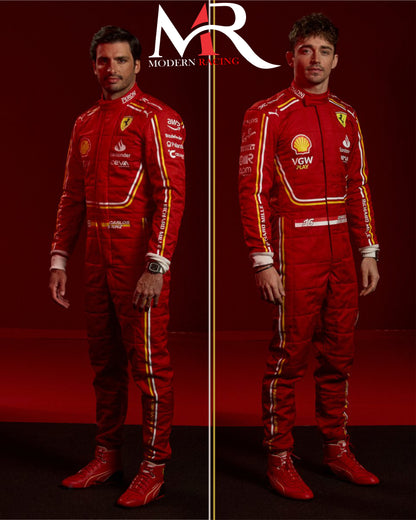 Carlos Sainz F1 Ferrari Racing Suit 2024