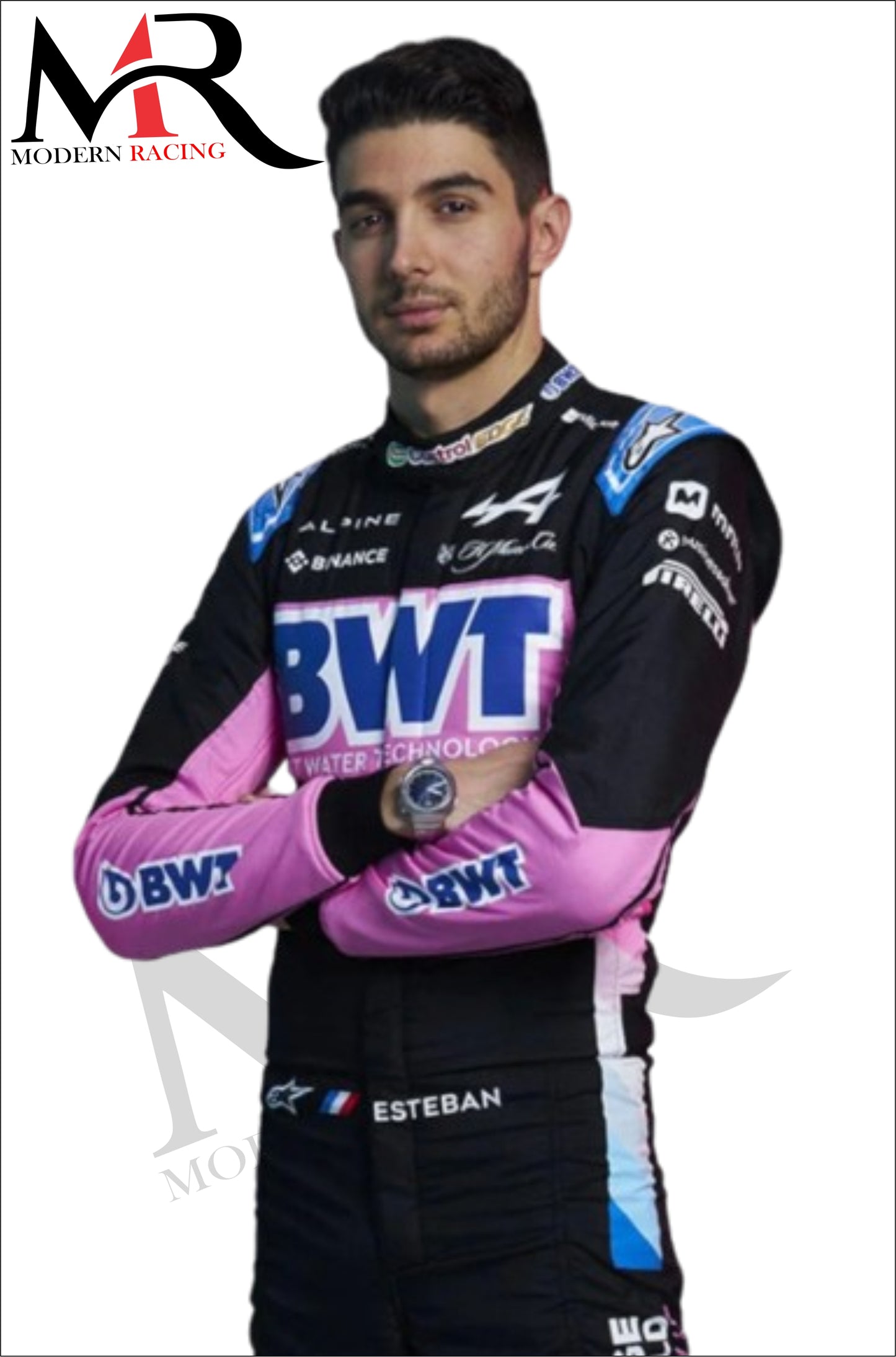 2024 Esteban Ocon Team Alpine F1 Race Suit BWT