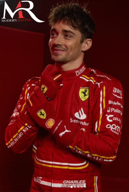 CHARLES LECLERC RACING SUIT 2024