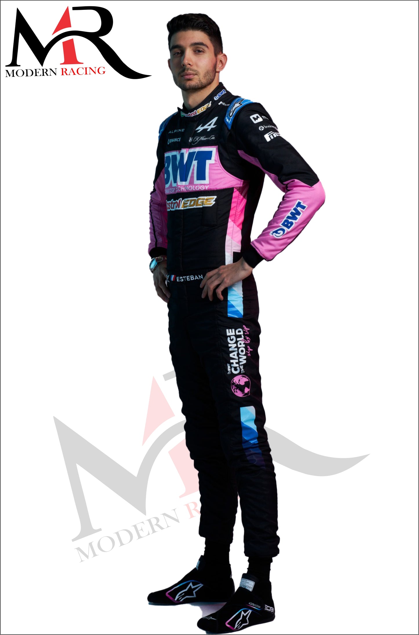 2024 Esteban Ocon Team Alpine F1 Race Suit BWT