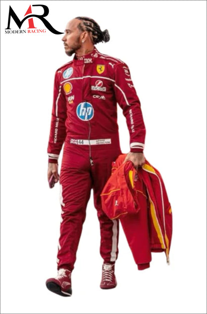 Lewis Hamilton F1 FERRARI SUIT 2025