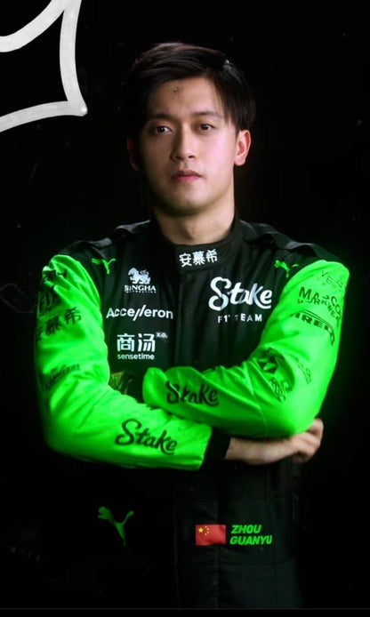 2024 Zhou Guanyu F1 Race Suit-Alfa Romeo