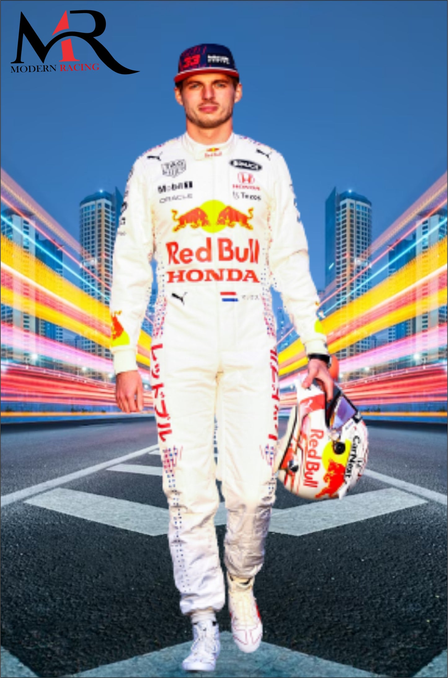 F1 Max Verstappen 2021 RedBull Race Suit