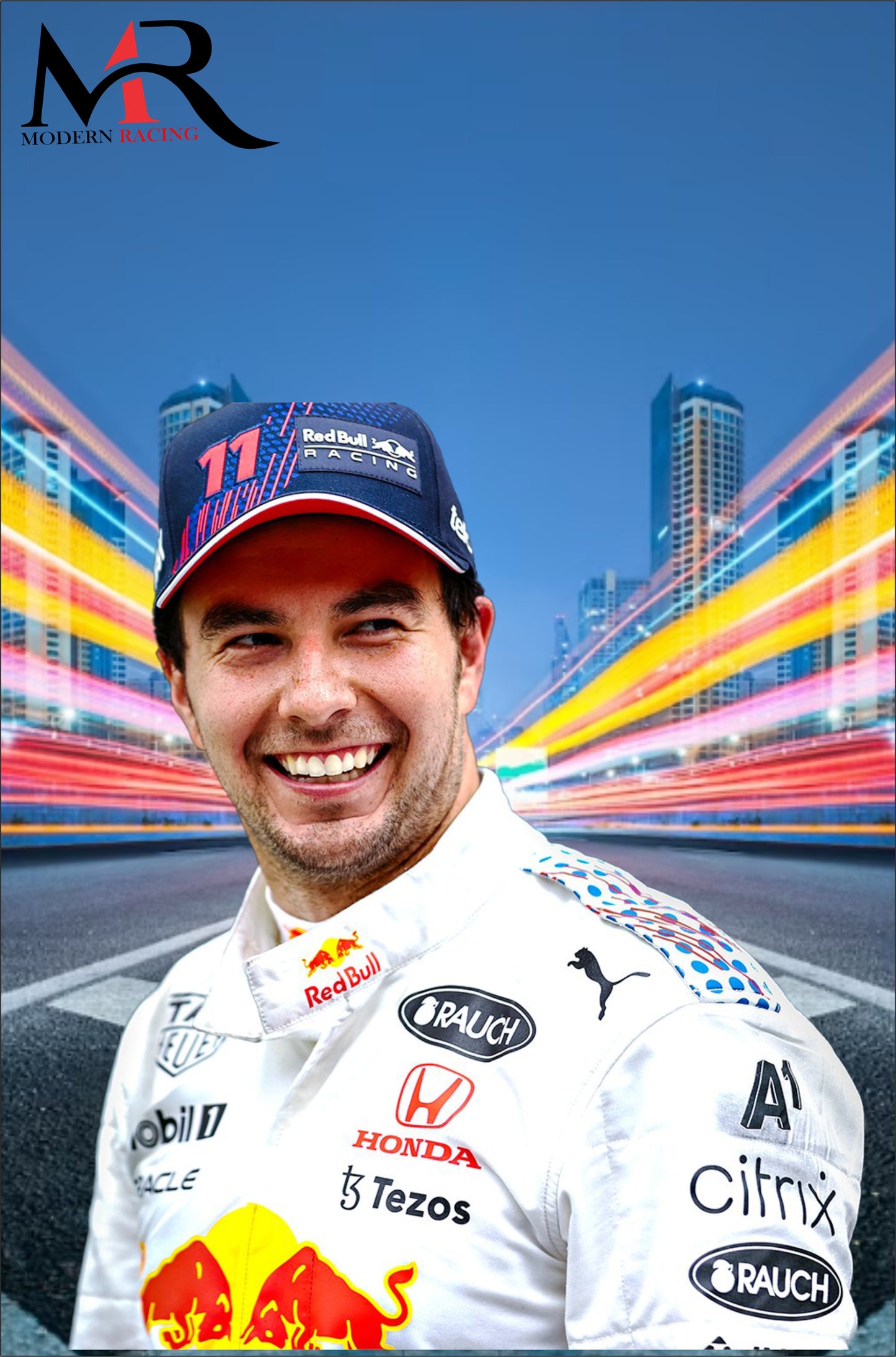 F1 Redbull Sergio Perez 2021 Race Suit