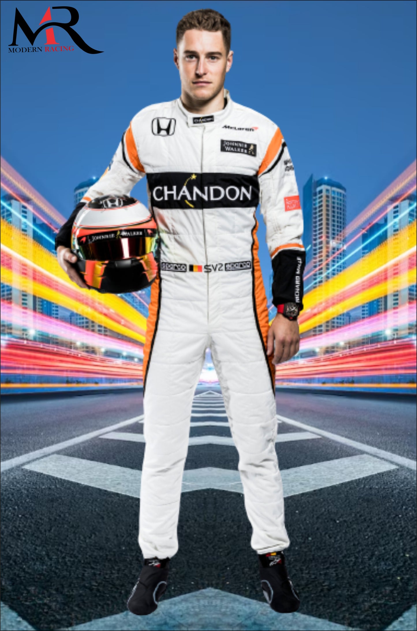 Stoffel Vandoorne McLaren 2017 F1 Race Suit