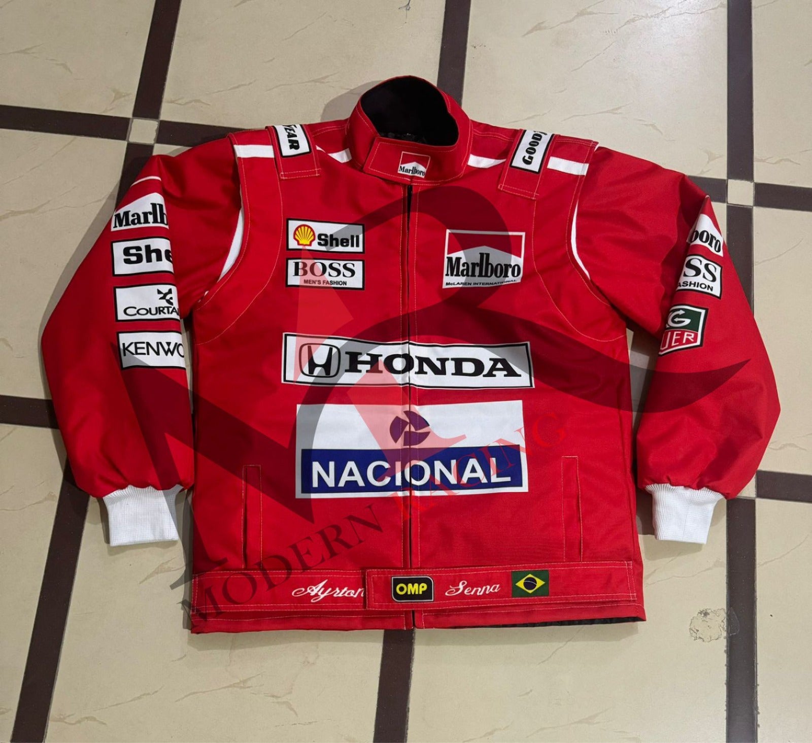 Aryton Senna Marlboro F1 vintage jacket[[MODERN RACING – Modern Racing