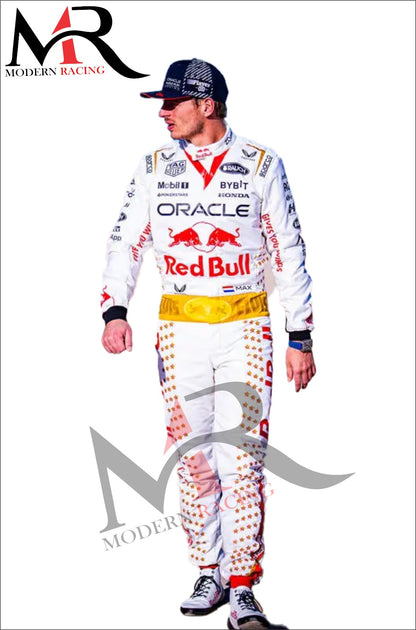 2023 Max Verstappen Las Vegas Grand Prix Red Bull Race Suit