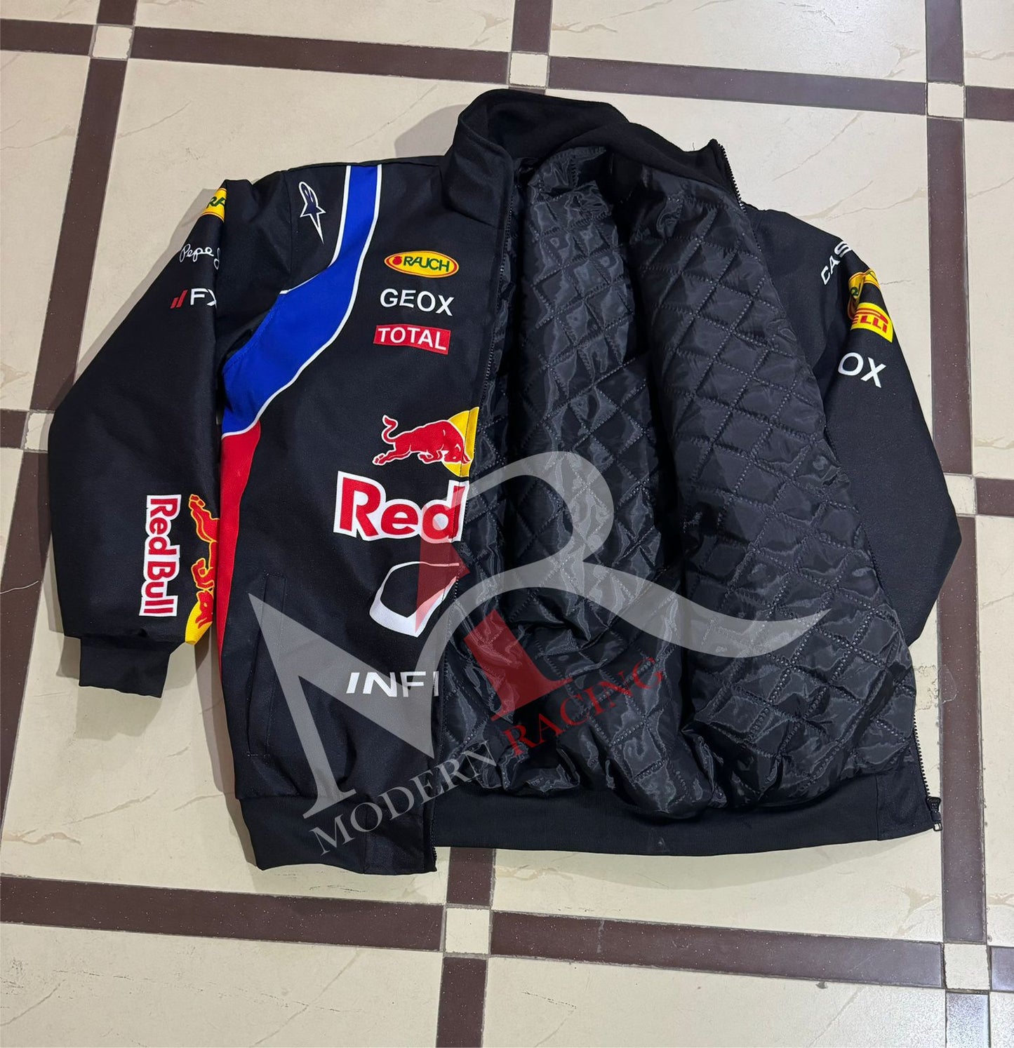 F1 RED BULL VINTAGE RACING JACKET BLACK