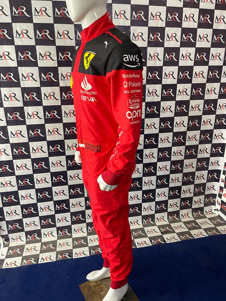 Charles Leclerc 2023 F1 Ferrari Suit